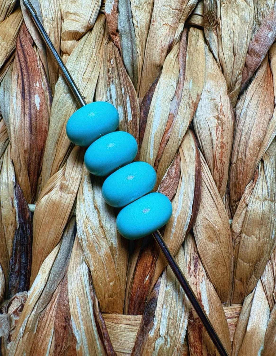 Turquoise Opal Abacus Spacers