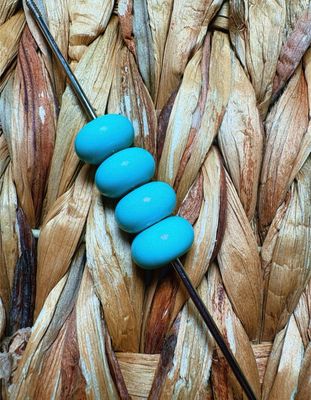 Turquoise Opal Abacus Spacers