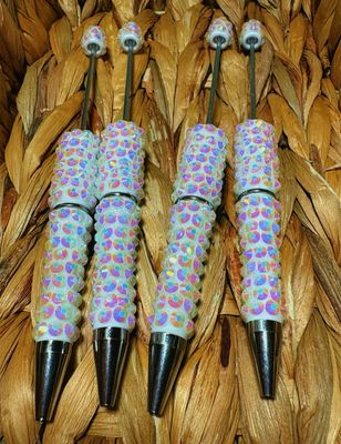 White Rhinestone Pens