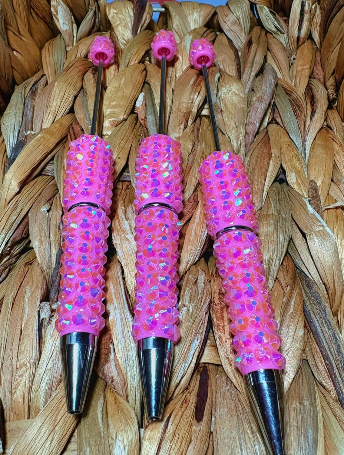 Light Pink Diamond Rhinestone Pens