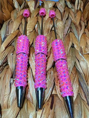 Light Pink Diamond Rhinestone Pens