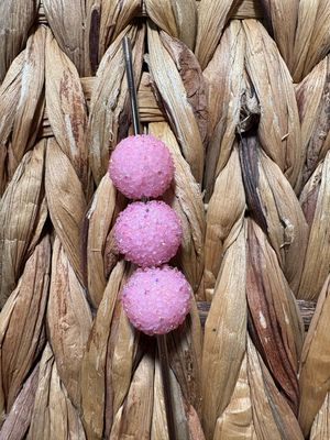 15mm Light Pink Sugar Beads