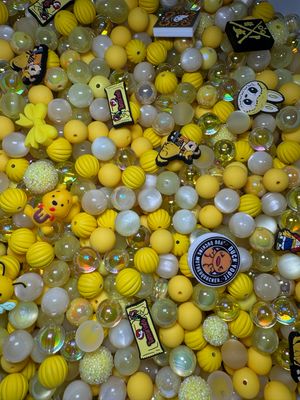 Yellow Bead Scoop