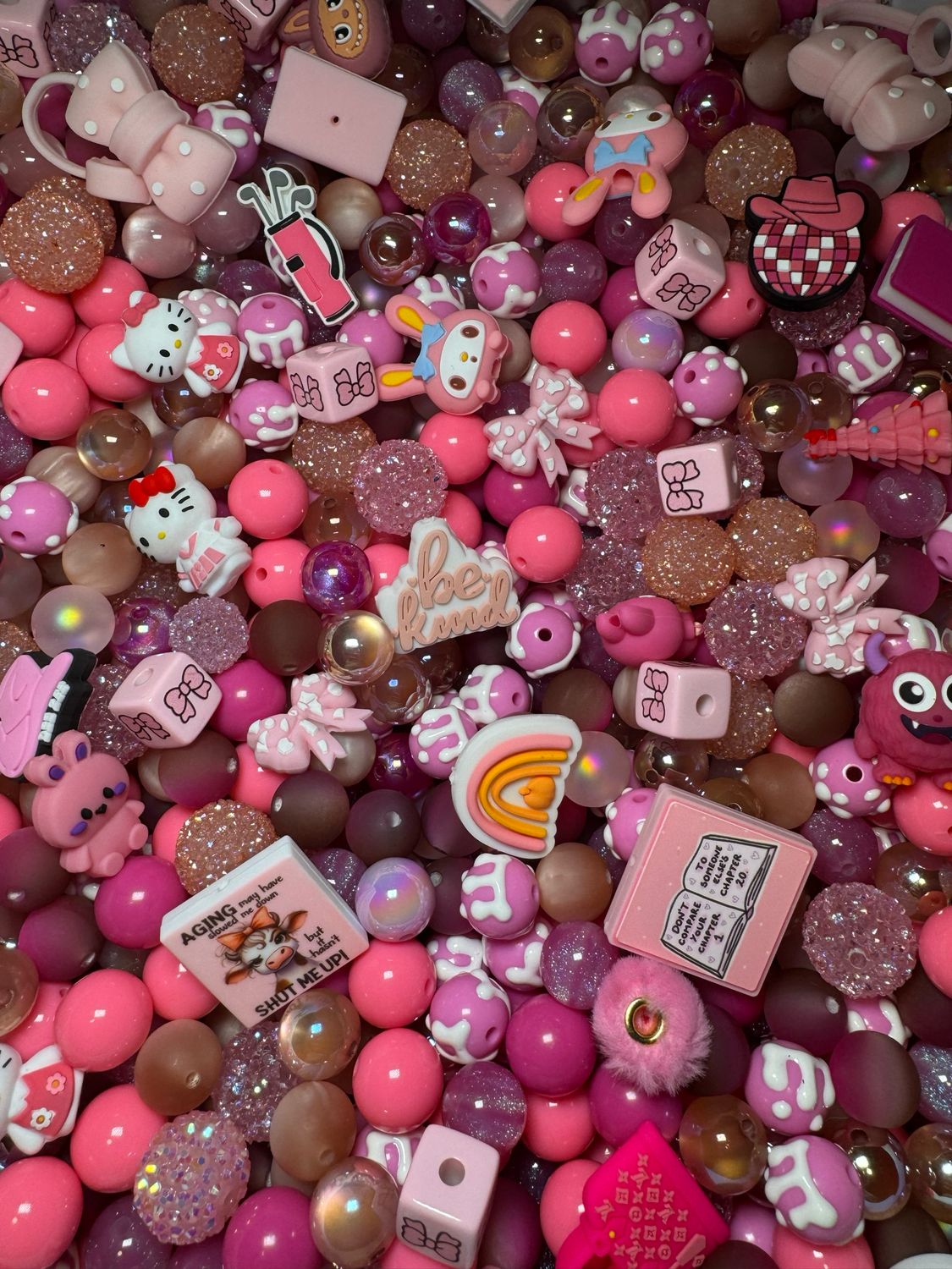 Pink Bead Scoop