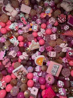 Pink Bead Scoop