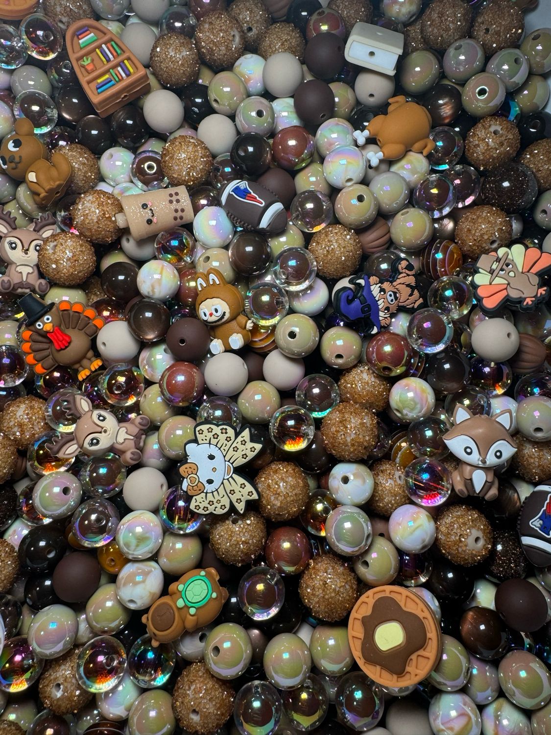 Brown Bead Scoop
