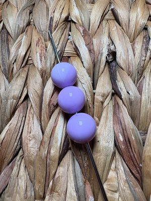 15mm Purple Marble Liquid Silicone Beads