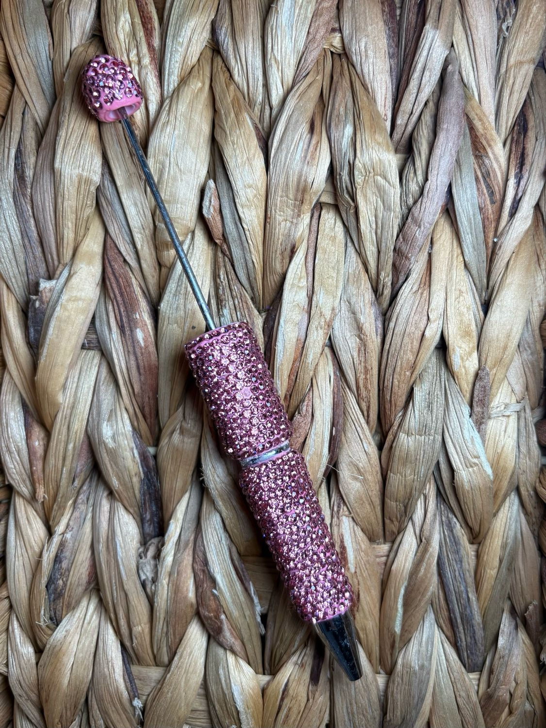 Light Pink Rhinestone Pen