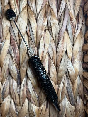 Black Rhinestone Pen
