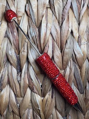 Red Rhinestone Pen
