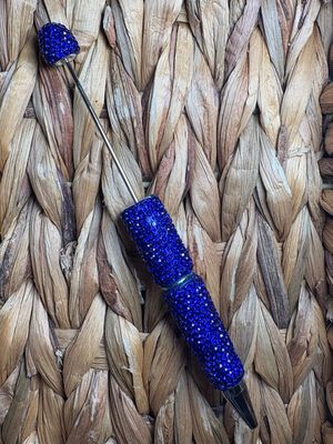 Dark Blue Rhinestone Pen