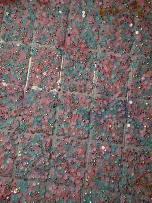 Cotton Candy Rhinestone Pen Wrap- 12pcs