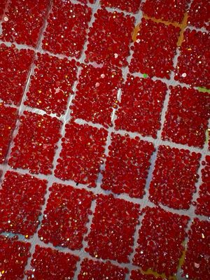 Red Rhinestone Pen Wrap- 12pcs