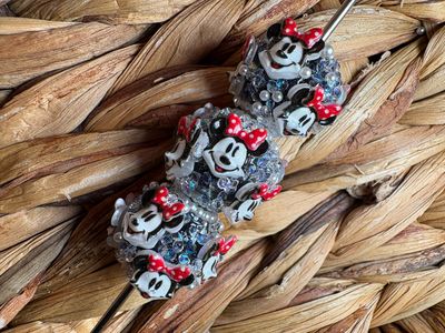 Minnie Mouse Sugar Beads 