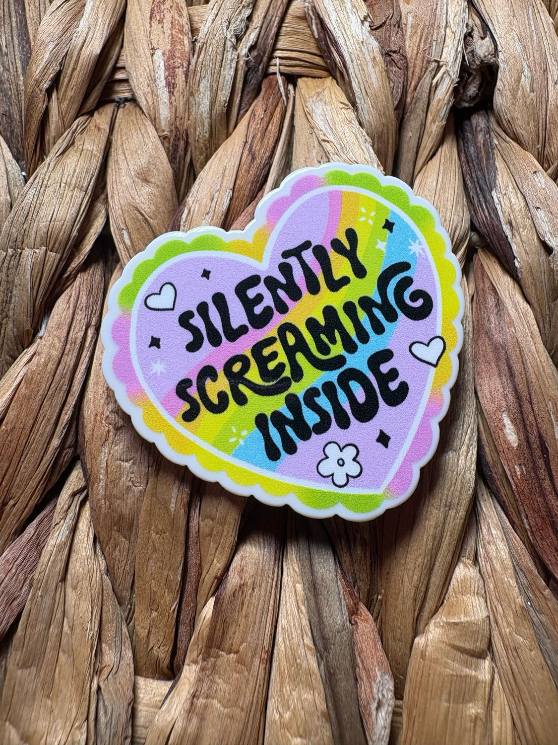 Silently Screaming Inside Acrylic 