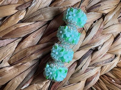 Turquoise Flower Bead 