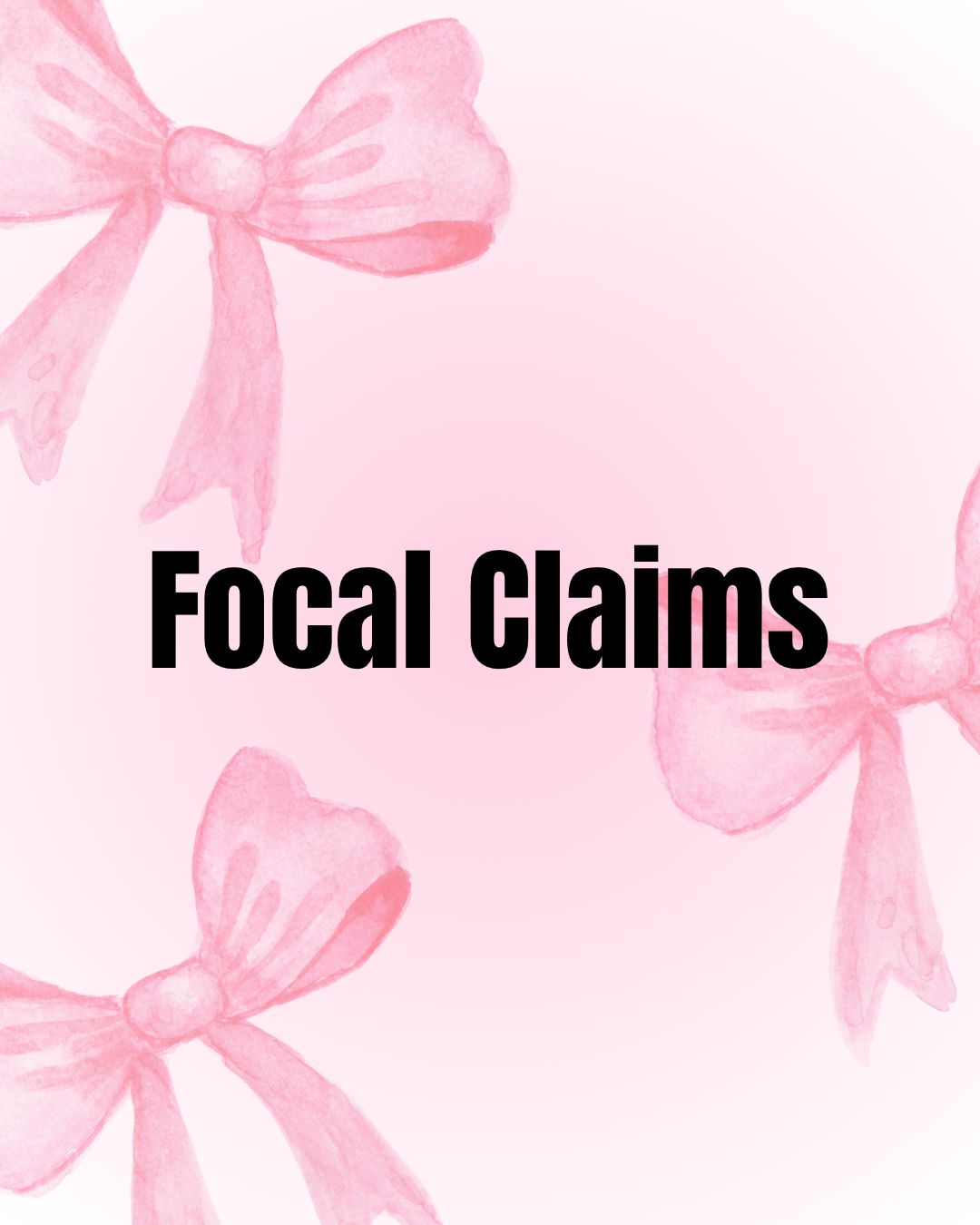 Live Focal Claim