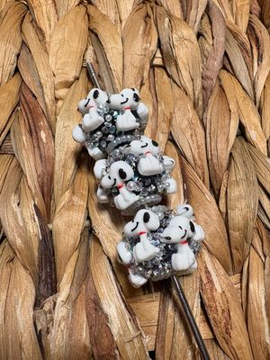Snoopy Sugar &amp; Pearl Bead 