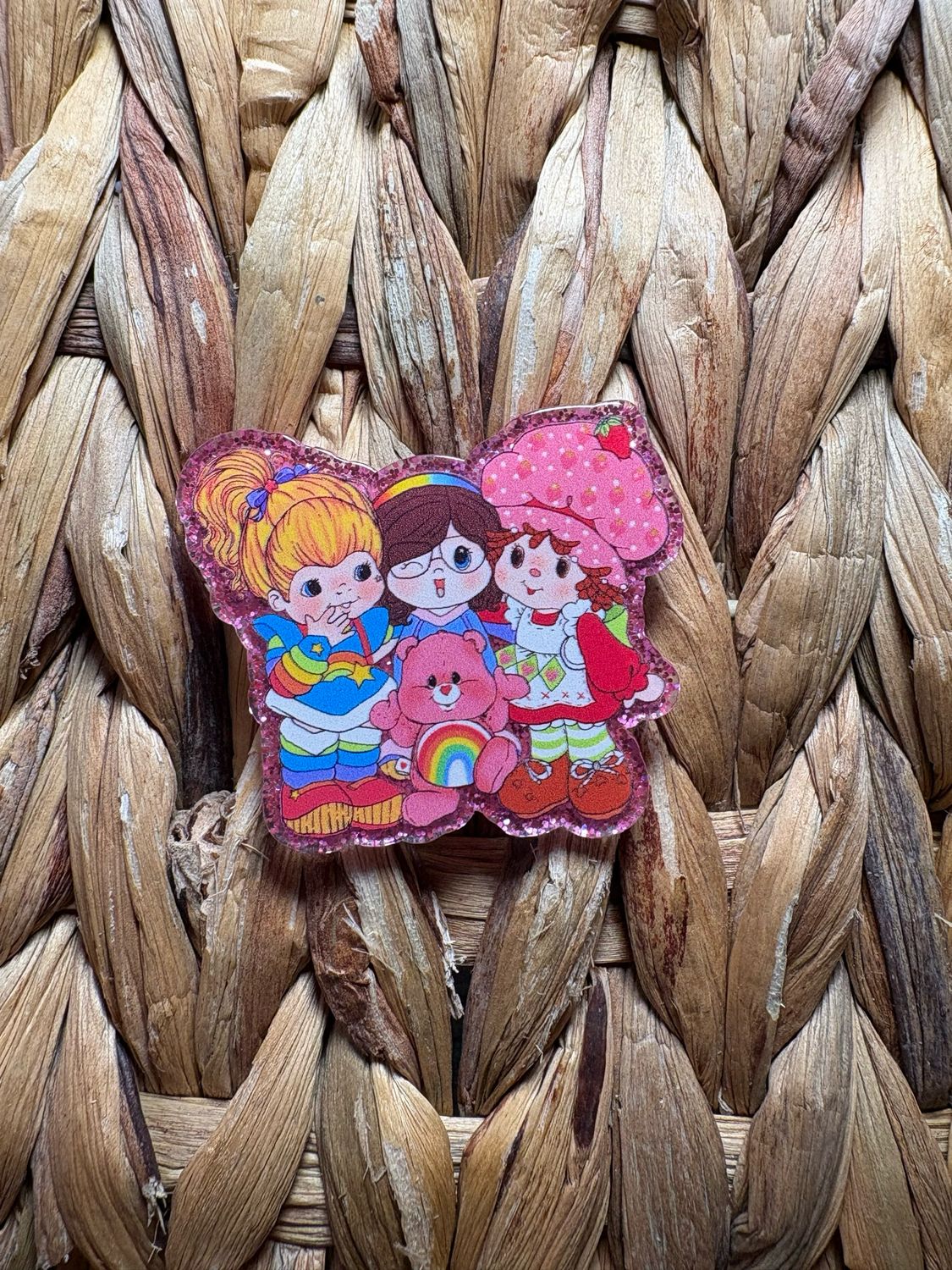 Strawberry &amp; Friends Acrylic Flatback