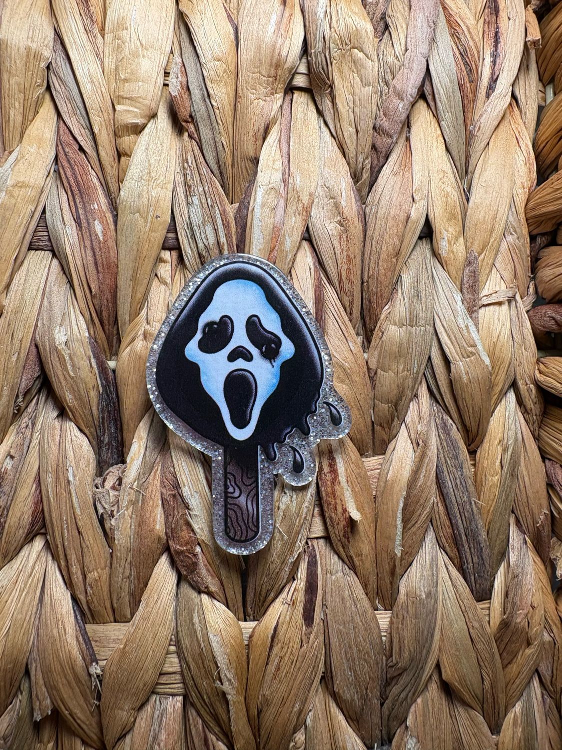 Ghost Face Acrylic Flatback