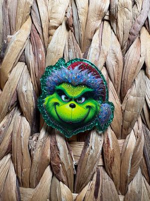 Grinch Acrylic Flatback