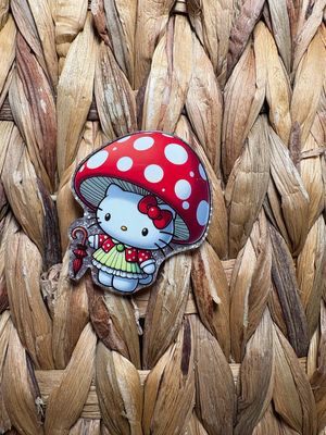 HK Mushroom Acrylic Flatback