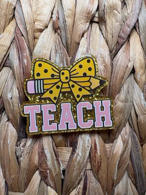 Teach Acrylic Flatback