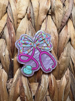 Nurse Bow Acrylic Flatback