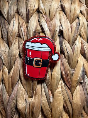 Santa Coffee Acrylic