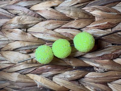 20mm Neon Yellow Sugar Bead