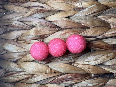 Bubble Gum Pink 20MM Sugar Bead