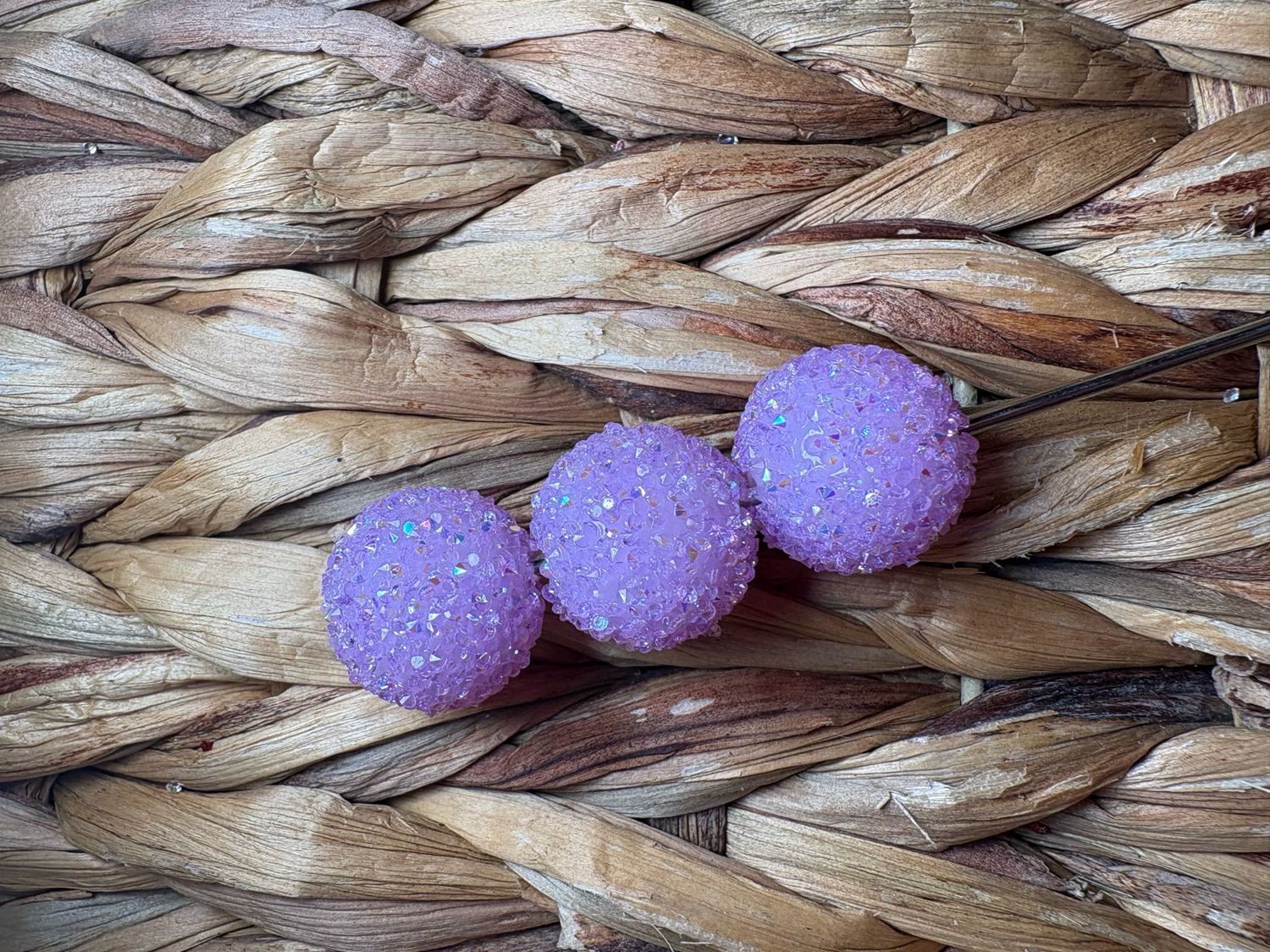 20mm Light Purple Sugar Bead