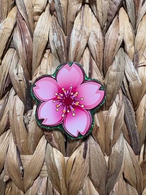 Pink Flower Acrylic Flatback