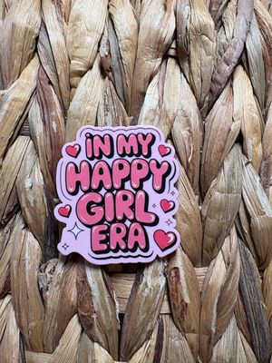 In My Happy Girl Era Flatback Acrylic