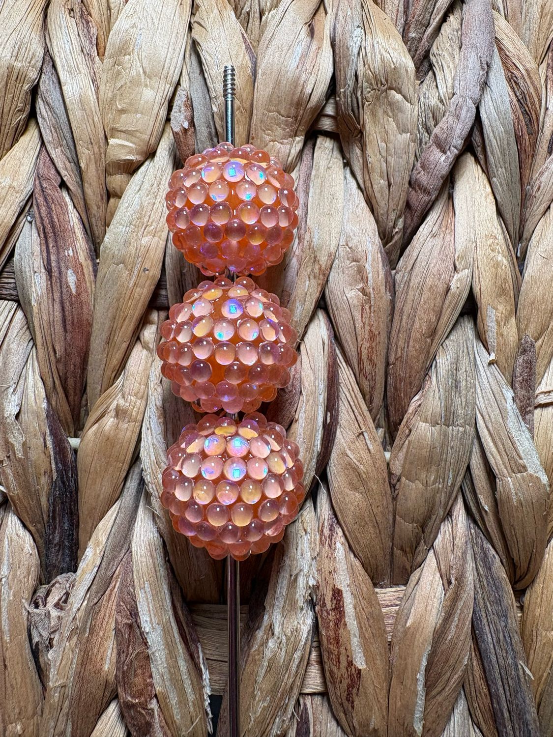 Light Orange UV Rhinestone 20mm