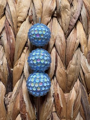 Light Blue UV Rhinestone 20mm