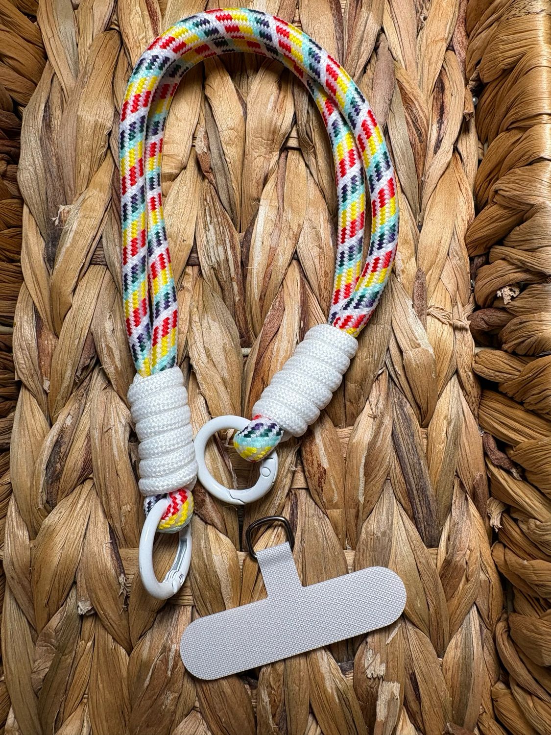 Rainbow Phone Charm Holder Strap