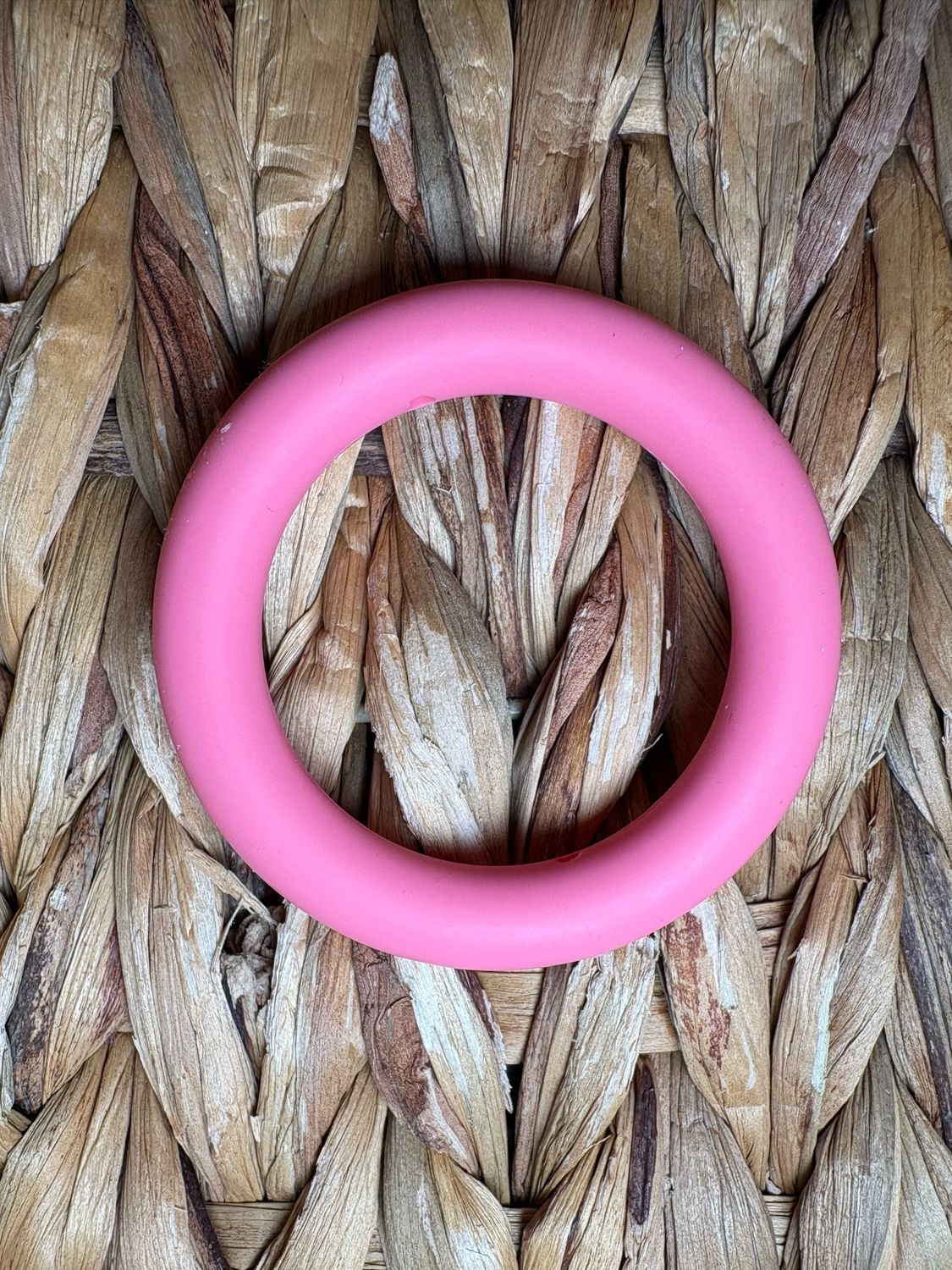 Bubble Gum Pink Silicone Ring