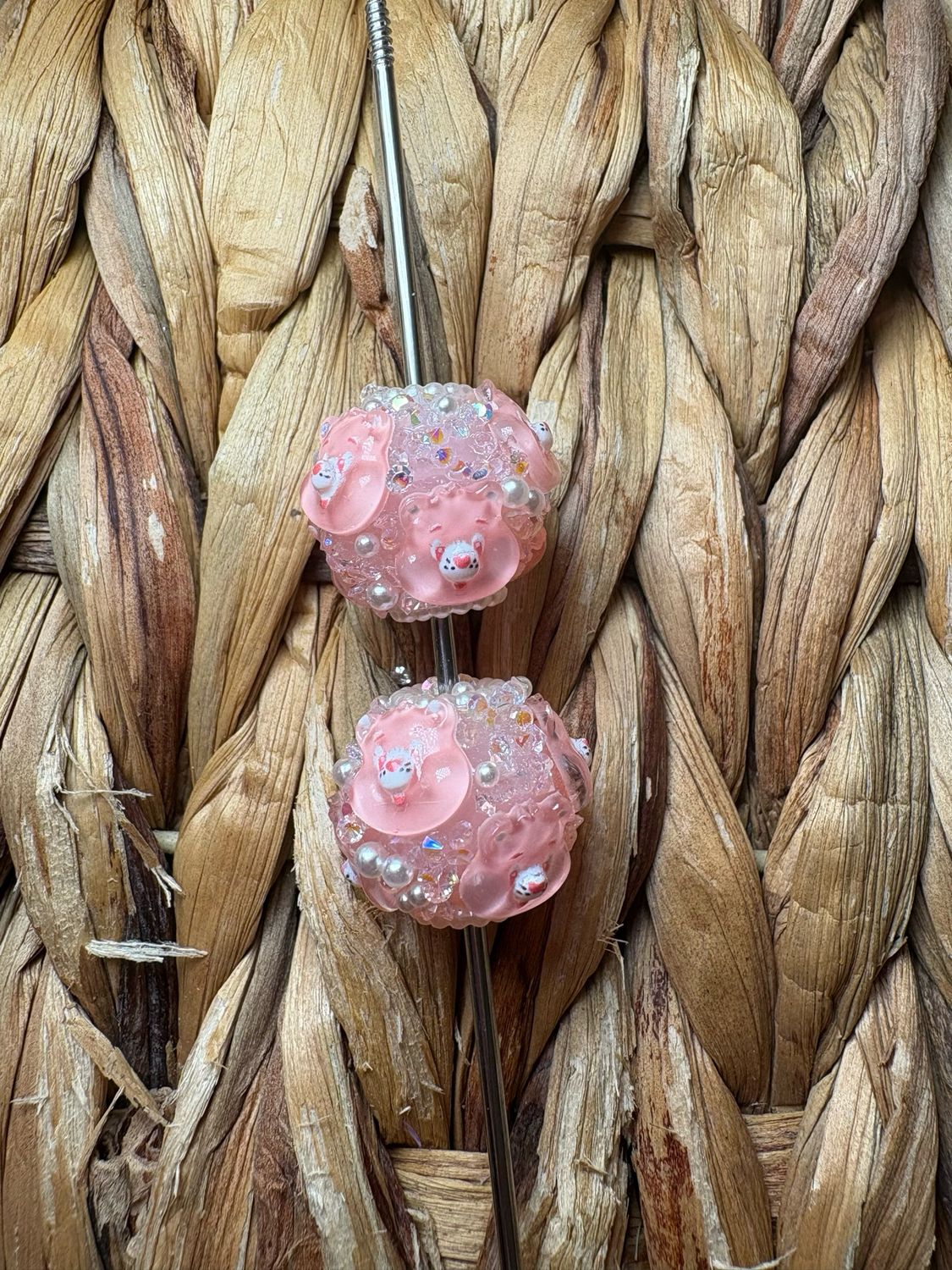Pink CBear Sugar Bead