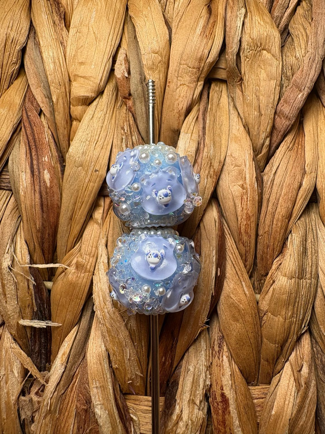 Blue CBear Sugar Bead