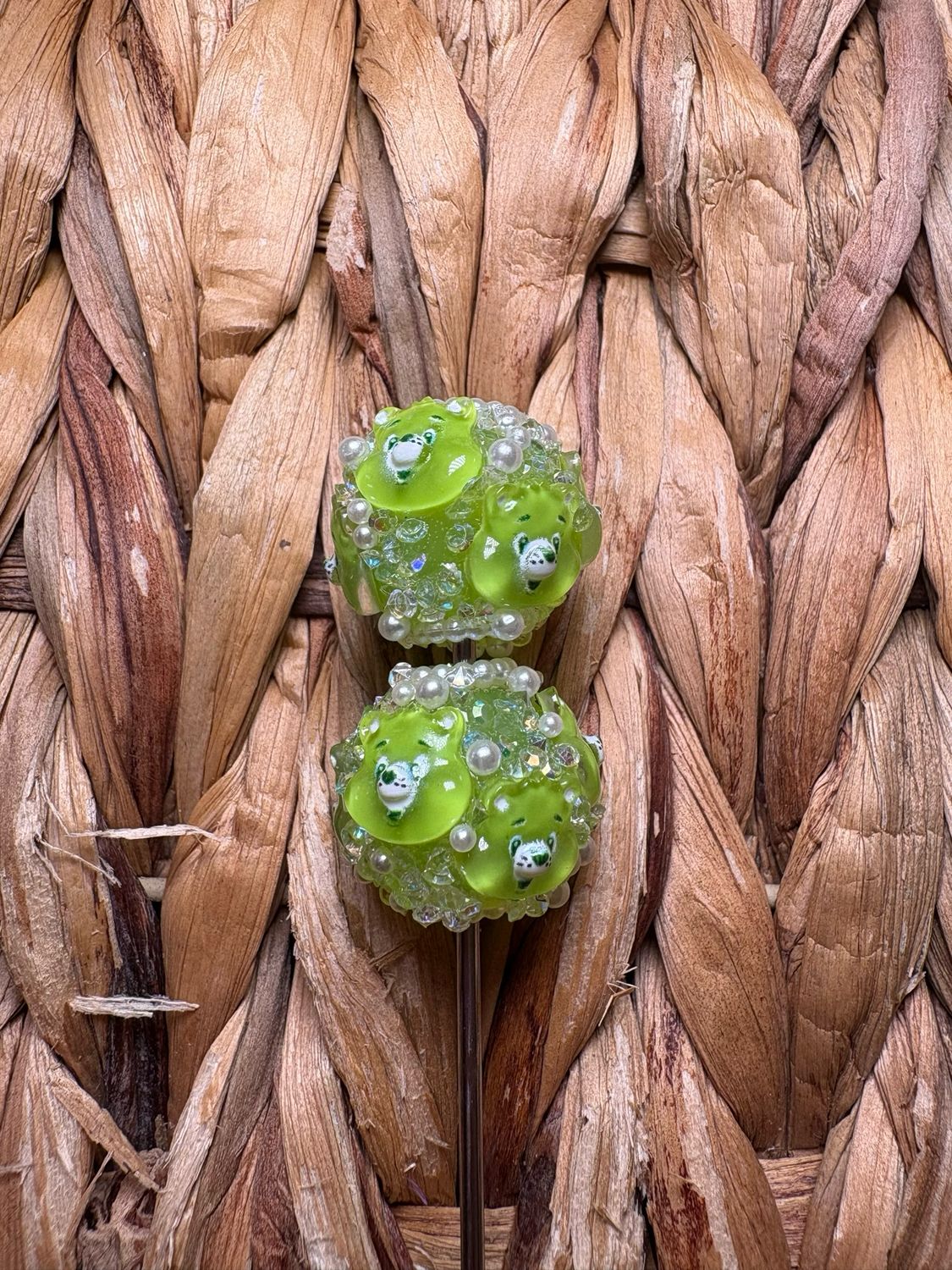 Green CBear Sugar Bead