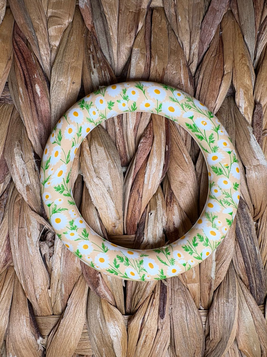 Flower (White) Silicone Ring