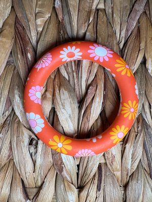 Flower (Orange) Silicone Ring