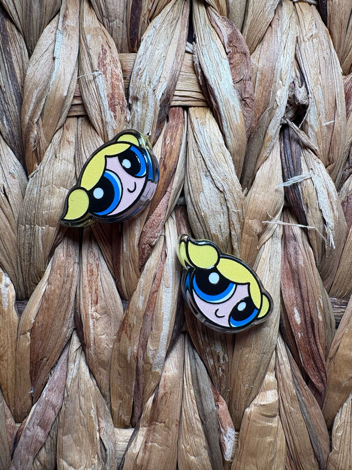 Blue PPG Acrylic Bead