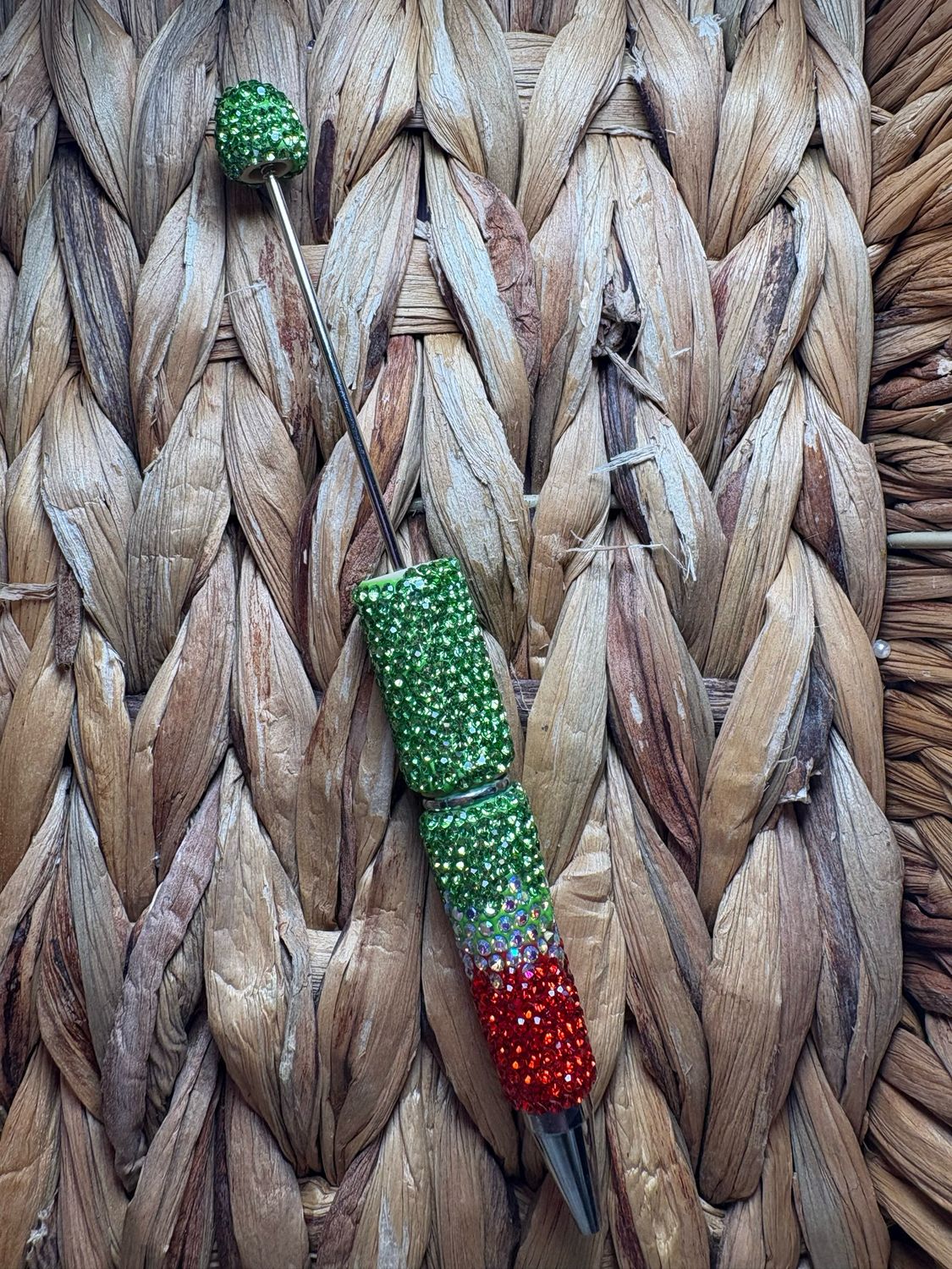 Green Ombre Rhinestone Pen