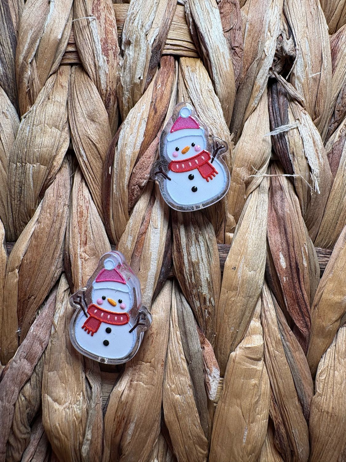 Snowman Acrylic Bead