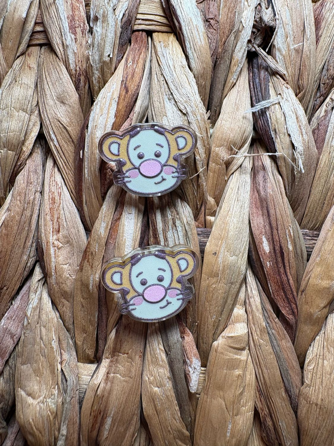 Tiger Head 2 Acrylic Bead