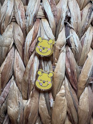 Honey bear Head Acrylic Bead