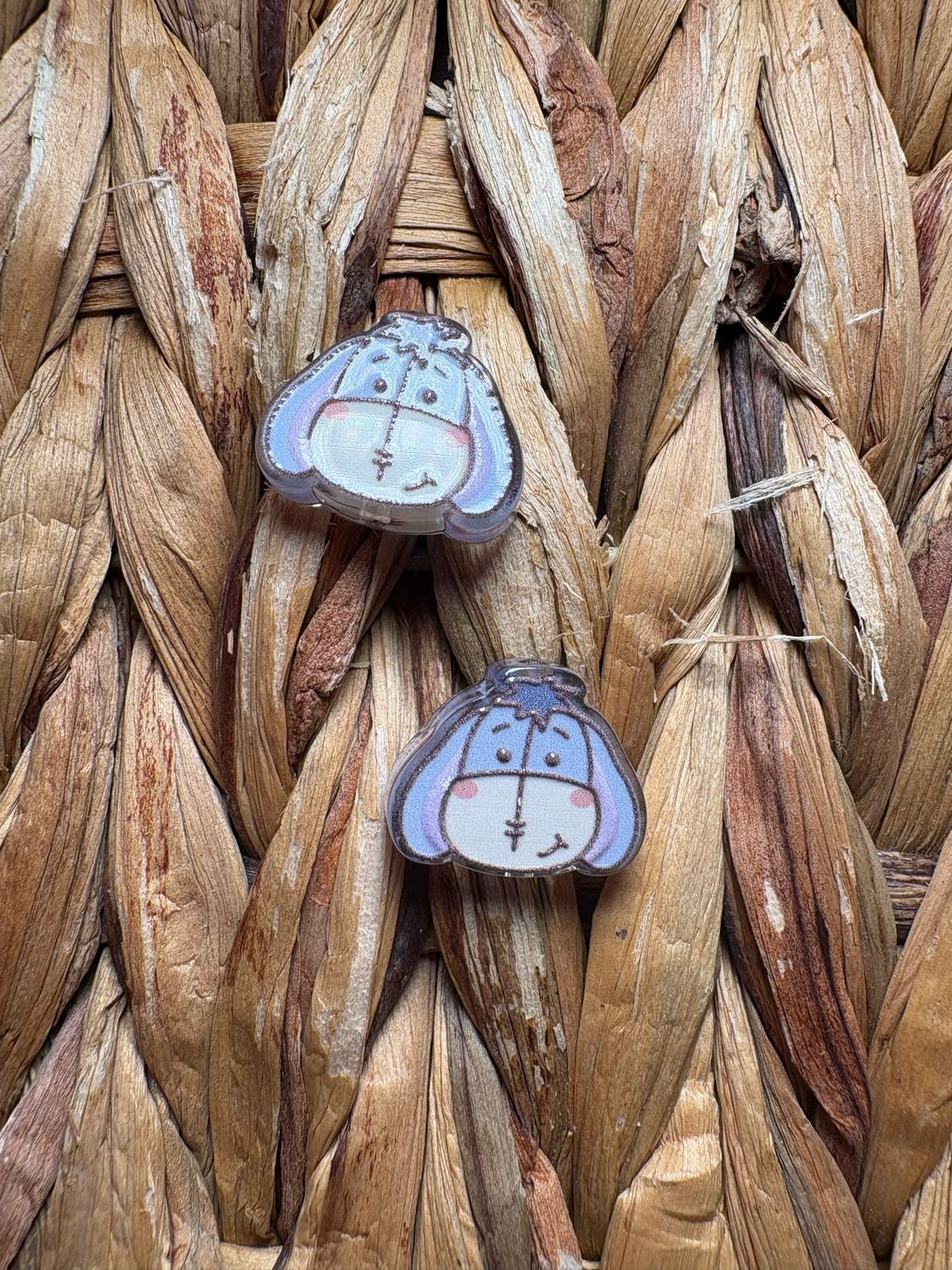 Eeyore Head Acrylic Bead