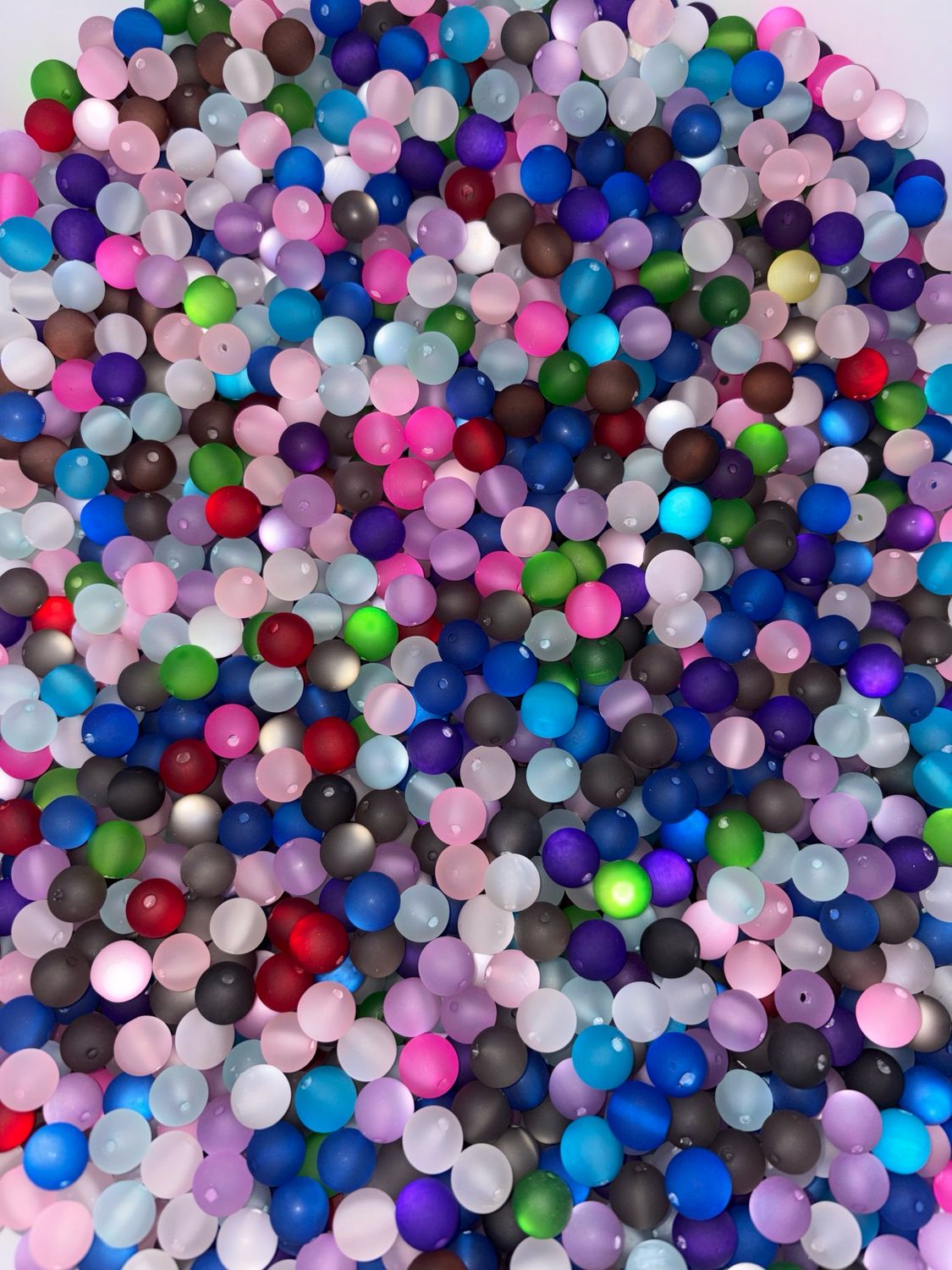 12mm Frosted Bead Scoop